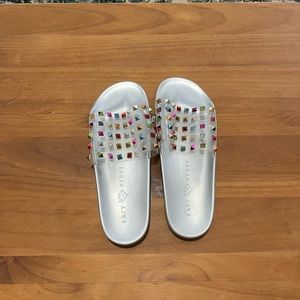 Katy Perry jeweled slides